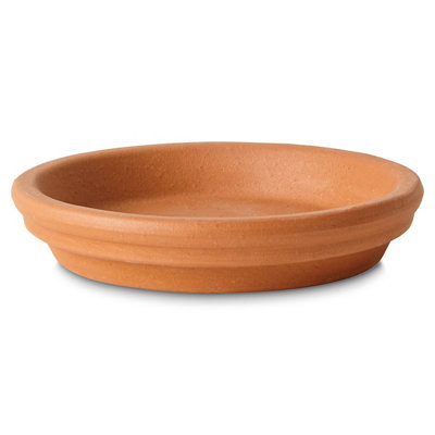 Verve Laleh Terracotta Saucer (Dia)11Cm from B&Q