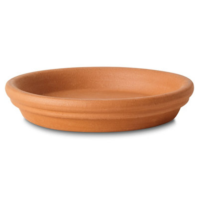 Verve Laleh Terracotta Saucer (Dia)13Cm from B&Q