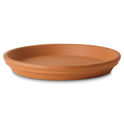 Verve Laleh Terracotta Saucer (Dia)27.7Cm from B&Q