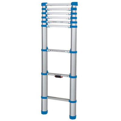 Mac Allister 8 Tread Telescopic Ladder from B&Q