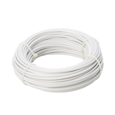 Diall White Pvc & Steel Cable(L)20M (Dia)1.7mm from B&Q