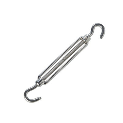 Diall Stainless Steel Hook & Hook Turnbuckle(Dia)6mm (Max)100Kg from B&Q