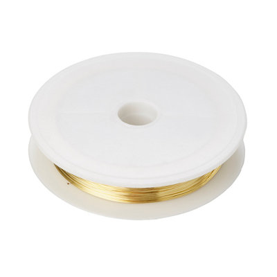 Diall Gold Brass Wire(L)30M (Dia)0.4mm from B&Q