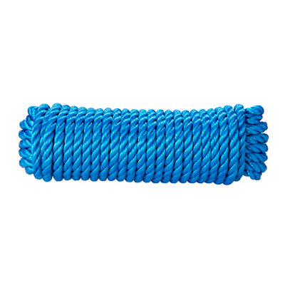 B&Q -  Blue Polypropylene Twisted Rope(L)20M (Dia)12mm