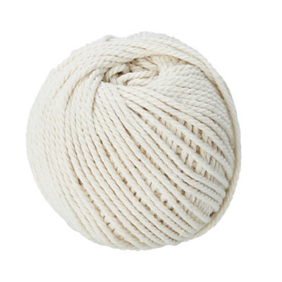 Diall White Cotton Twine(L)60M (Dia)1.5mm from B&Q