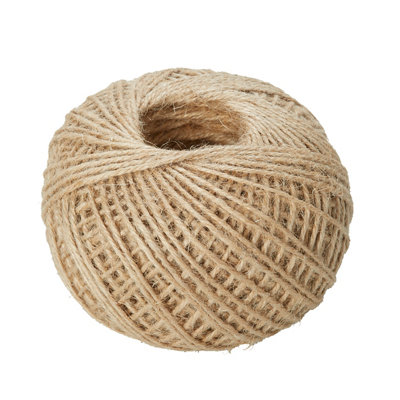 Diall Natural Jute Garden Twine Ball(L)85M (Dia)1.2mm from B&Q