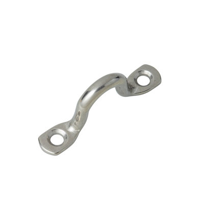Diall Grey Stainless Steel Cleat Hook (L)40mm from B&Q