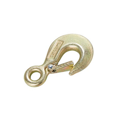 Diall Yellow Steel Single Hook from B&Q