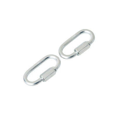 Diall Zinc-Plated Steel Quick Link (T)5mmPack Of 2 from B&Q