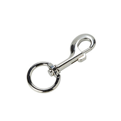 B&Q -  Nickel-Plated Zinc Alloy Swivel Snap Hook (L)90mm
