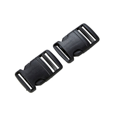 Diall Black Nylon Snap Side Release Buckle (W)25mmPack Of 2 from B&Q