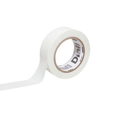 Diall White Electrical Tape (L)10M (W)19mm from B&Q