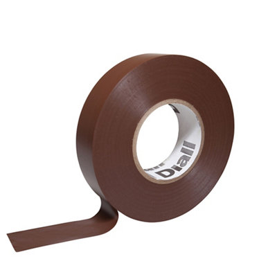 Diall Brown Electrical Tape (L)33M (W)19mm from B&Q