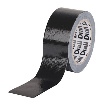 Diall Black Duct Tape (L)25M (W)50mm from B&Q