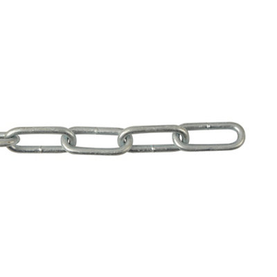 Diall Zinc-Plated Steel Welded Chain(L)12M (Dia)5mm from B&Q