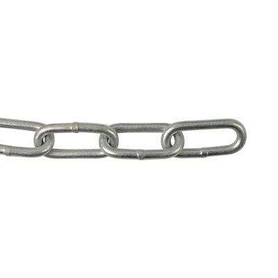 Diall Zinc-Plated Steel Welded Chain(L)12M (Dia)8mm from B&Q