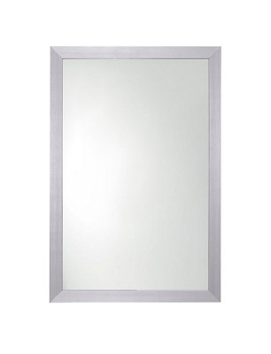 Cooke & Lewis Golspie Grey Rectangular Wall-Mounted Bathroom Mirror (H)60Cm (W)45Cm from B&Q