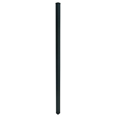 Klikstrom Neva Dark Grey Slotted Square Metal Fence Post (H)2.4M (W)70mm from B&Q