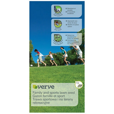 Verve Family & Sports Grass Seeds5Kg 200M² from B&Q