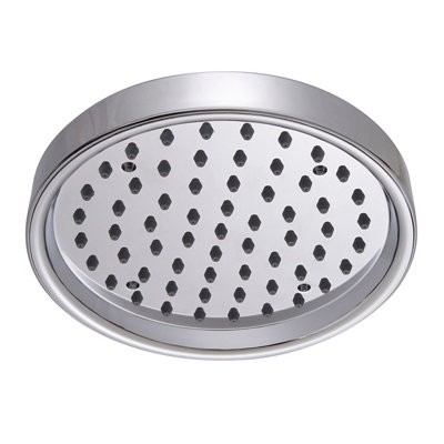 Cooke & Lewis Maria Chrome Effect Single-Spray Pattern Shower Head from B&Q