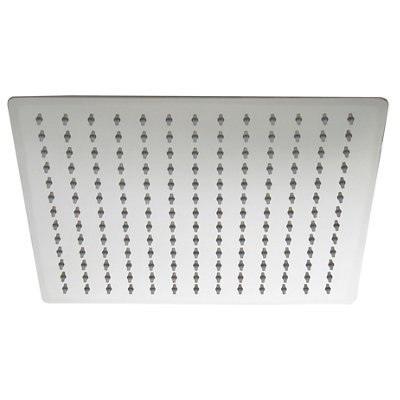 Cooke & Lewis Upana Chrome Effect Single-Spray Pattern Shower Head from B&Q