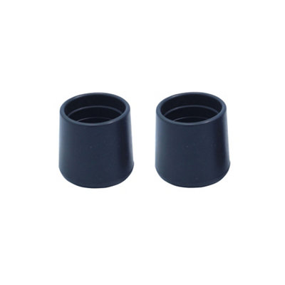 Diall Black Thermoplastic Vulcanizates (Tpv) Leg Tip (Dia)30mm (L)40mmPack Of 2 from B&Q