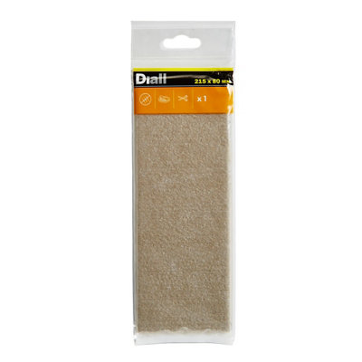 Diall Beige Felt Protection Pad (L)215mm (W)80mm from B&Q