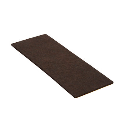 Brown Felt Protection Pad (L)215mm (W)80mm from B&Q
