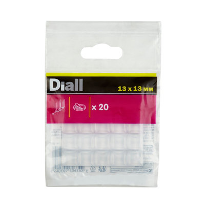 Diall Polyvinyl Chloride (Pvc) Door BufferPack Of 20 from B&Q