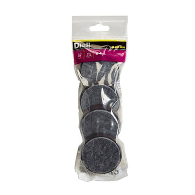 Diall Brown Abs Plastic & Polystyrene Leg Protectors (Dia)60mmPack Of 4 from B&Q