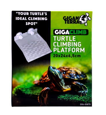 Gigaclimb Reptile Hanging Acrylic Turtle Climb Platform Ladder Aquarium Habitat Xl from B&Q