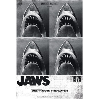 GB Eye Jaws 1975 Poster 61 X 91.5Cm Maxi Poster from B&Q