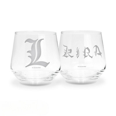 ABYstyle Death Note Kira & L 2 Glass Set