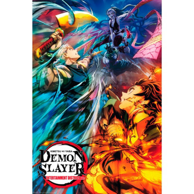 GB Eye Demon Slayer Film Key Art 61 X 91.5Cm Maxi Poster