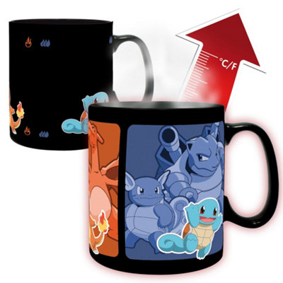 Abystyle Pokémon Evolve 460Ml Ceramic Heat Change Mug B&Q