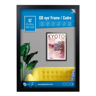 Gb Eye Contemporary Wooden Black Picture FrameA242 X 59.4Cm from B&Q