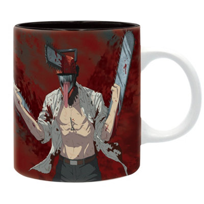 Abystyle Chainsaw Man Red & Blood 320Ml Ceramic Mug from B&Q
