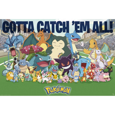 B&Q -  Pokémon All Time Favourites 61 X 91.5Cm Maxi Poster