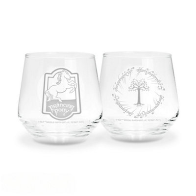 Abystyle The Lord Of The Rings Prancing Pony & Gondor2 Glass Set from B&Q