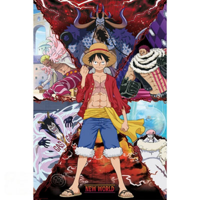 GB Eye One Piece Luffy Vs World 61 X 91.5Cm Maxi Poster from B&Q
