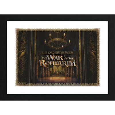 GB Eye The Lord Of The Rings War Of The Rohirrim 30 X 40Cm Framed Collector Print from B&Q