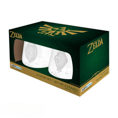 ABYstyle The Legend Of Zelda Zelda & Link – 2 Glass Set