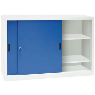 Manutan Expert Sliding Door Storage Cupboard 1000X1500X650mm from B&Q