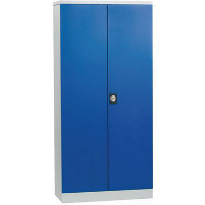 Manutan Expert Flat Pack Standard Tool Storage Cupboard 1950X915X420mm from B&Q
