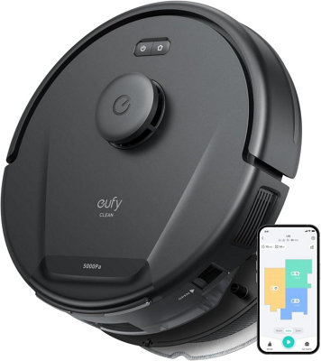Eufy L60 Hybrid Robot Vacuum With Powerful Suction, Mop, And Ipath Laser Navigation, Multi-Floor Mapping, Alexa Compatible