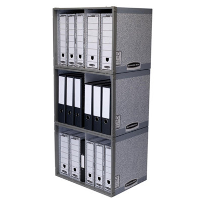 BANKERS BOX Fellowes R-Kive System Stax File Store (Pack Of 5) from B&Q