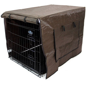 36inch Dog Cage Cover Chocolate Brown