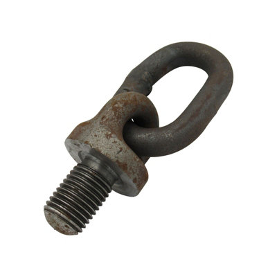 36MM 4000KG Self Colour Collar Eyebolt With Oval Link - 4 Tonnes Lifting Shouder Collared Eyebolt