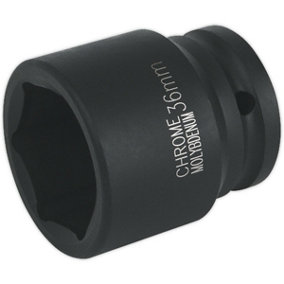 36mm Forged Impact Socket - 3/4 Inch Sq Drive - Chromoly Impact Wrench Socket
