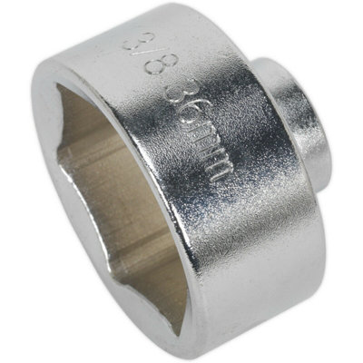 36mm Low Profile Oil Filter Socket - Durable Steel Design for Easy Use